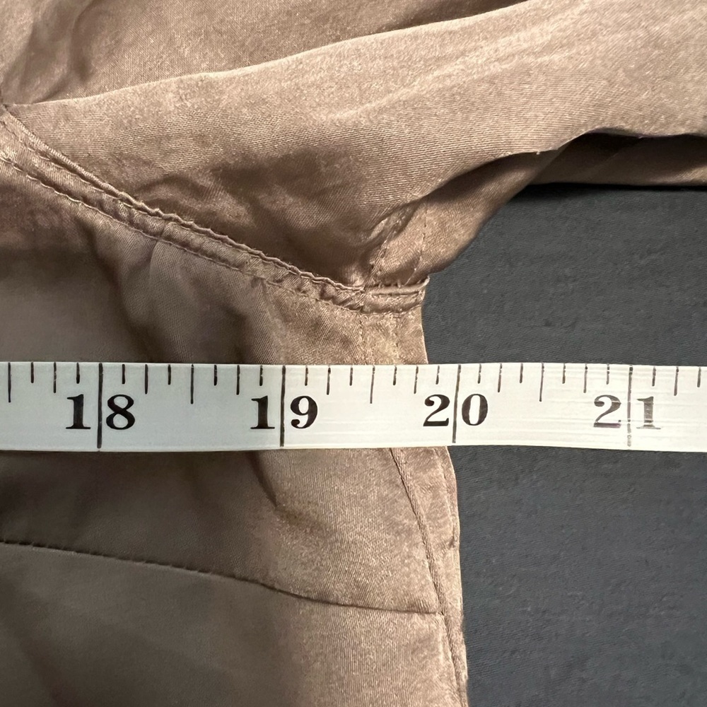 Gap Tan Button Down Blouse - Picture 6 of 7